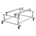 Garvee Jet Ski Dolly Stand with 4 Casters Adjustable Width 1000 lbs Capacity Heavy-Duty PWC Stand Carpeted Surface