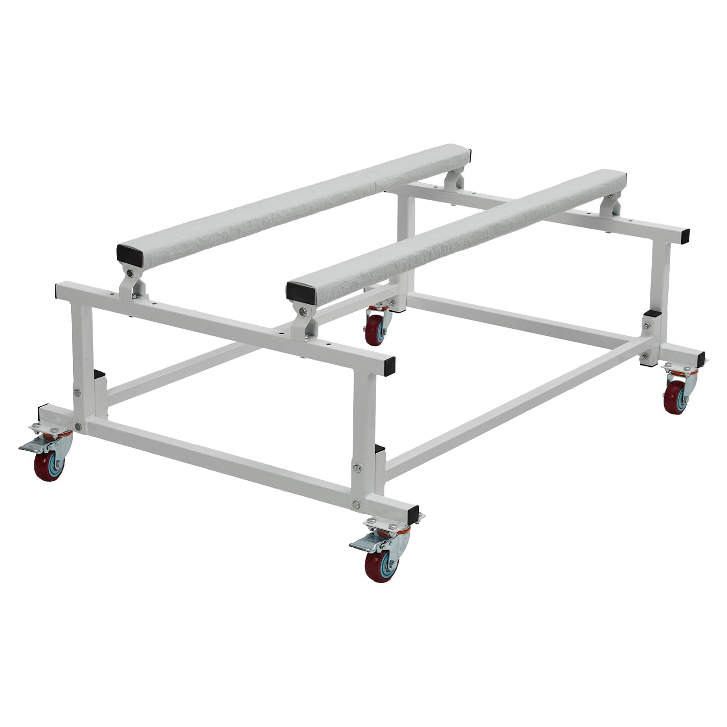 Garvee Jet Ski Dolly Stand with 4 Casters Adjustable Width 1000 lbs Capacity Heavy-Duty PWC Stand Carpeted Surface