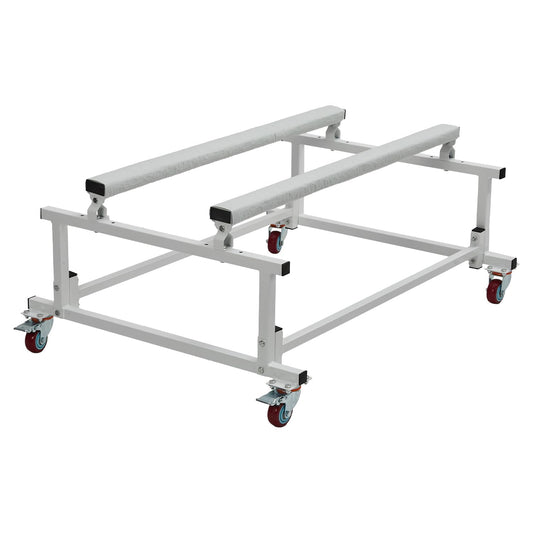 Garvee Jet Ski Dolly Stand with 4 Casters Adjustable Width 1000 lbs Capacity Heavy-Duty PWC Stand Carpeted Surface
