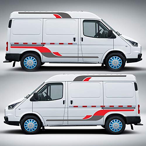Garvee 4pcs Vinyl Graphics Decals Stickers Caravan Trailer Camper Auto Car Decoration