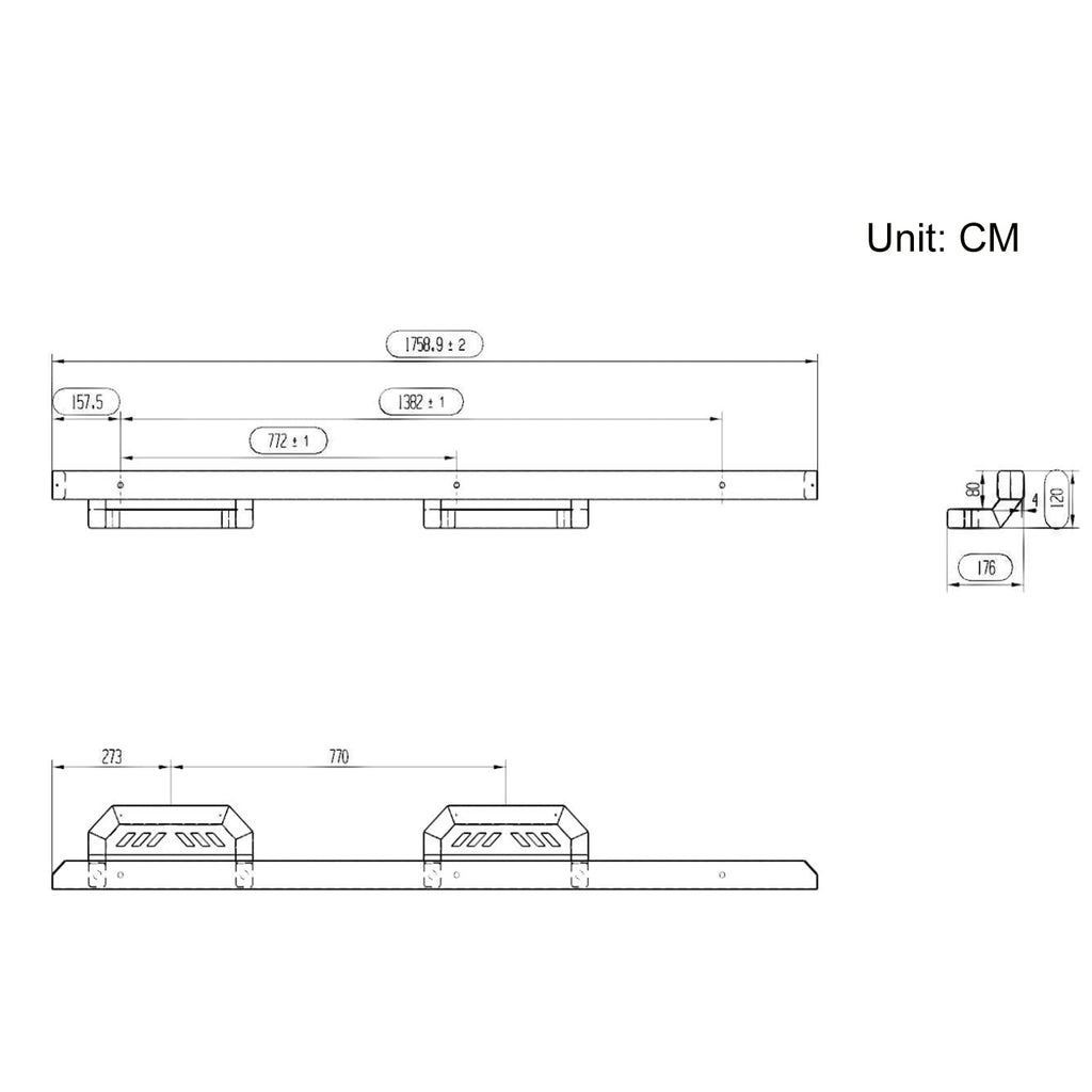 Garvee Running Boards, Side Steps Compatible for 2018-2023 Jeep Wrangler JL 4-Door Black (Excl JK Model)