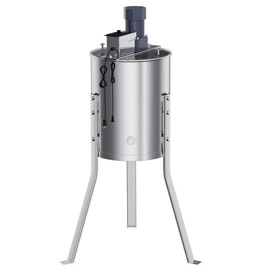 Garvee 4 Frame Electric Honey Extractor – Stainless Steel Beekeeping Equipment with 140W Adjustable Motor, Transparent Lid & Adjustable Height for Efficient Harvesting