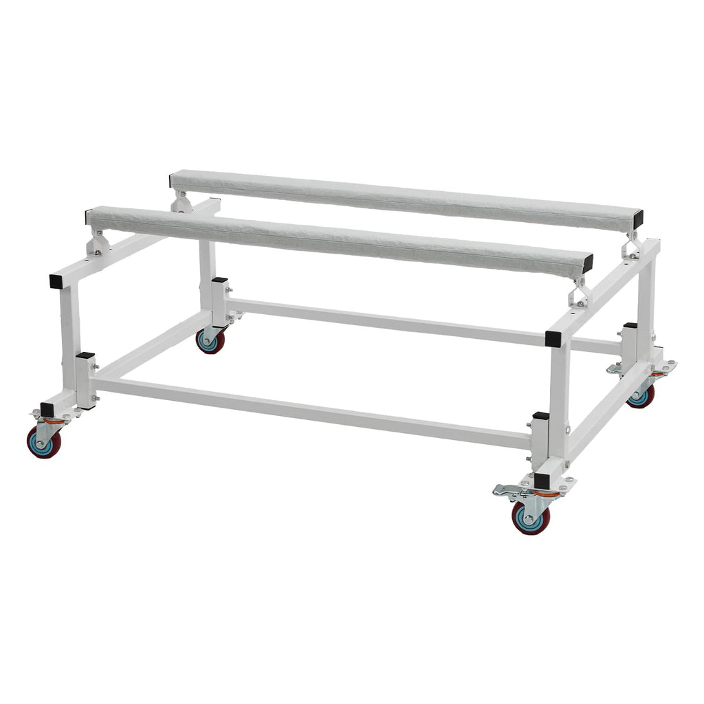 Garvee Jet Ski Dolly Stand with 4 Casters Adjustable Width 1000 lbs Capacity Heavy-Duty PWC Stand Carpeted Surface