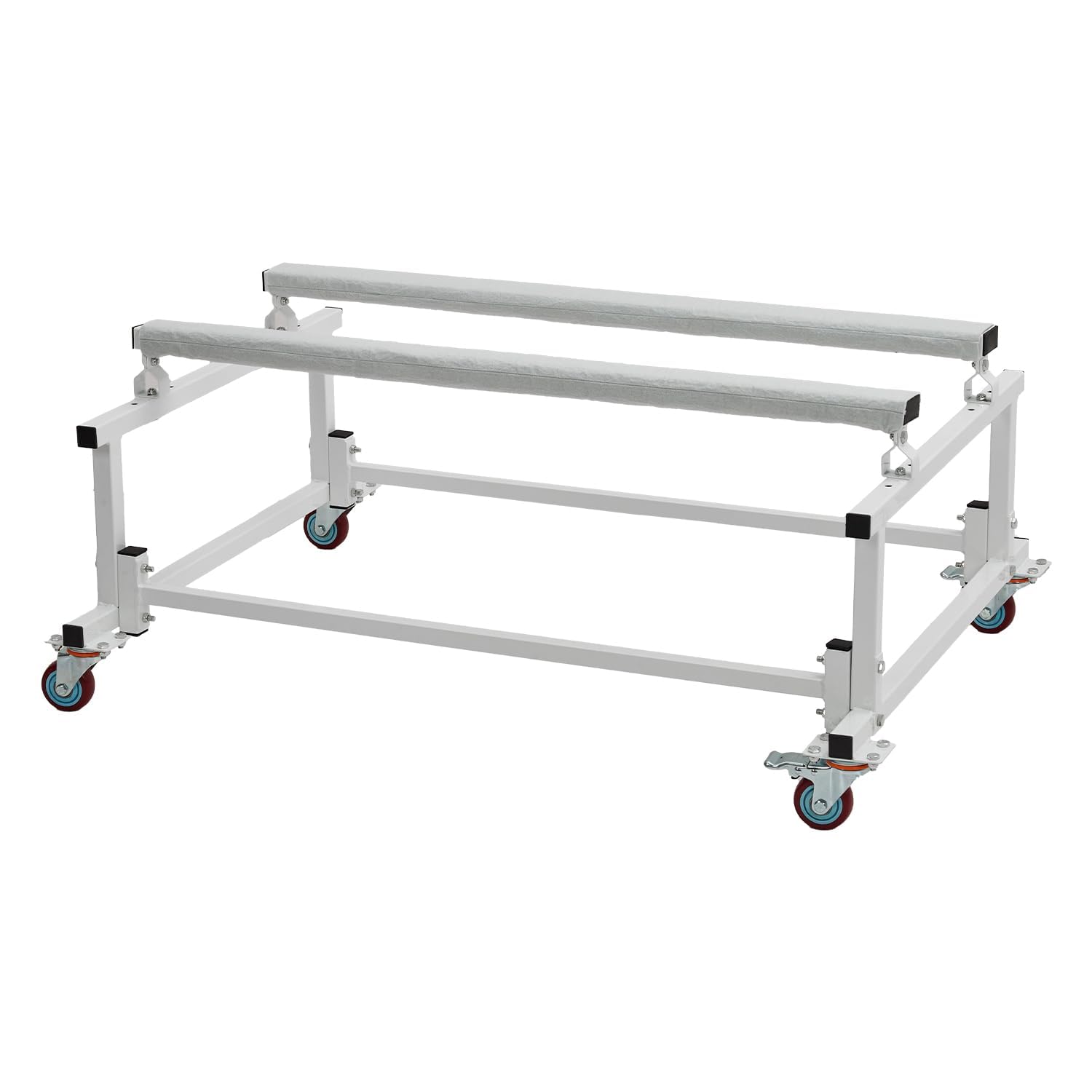 Garvee Jet Ski Dolly Stand with 4 Casters Adjustable Width 1000 lbs Capacity Heavy-Duty PWC Stand Carpeted Surface