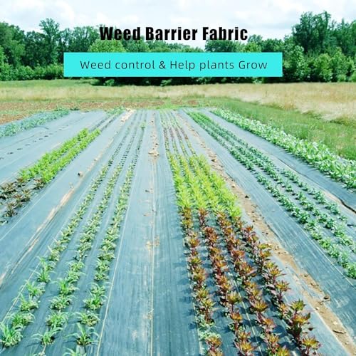 Garvee 3.2oz 6ft x 300ft Heavy Duty Weed Barrier Landscape Fabric – Premium Ground Cover for Superior Weed & Erosion Control