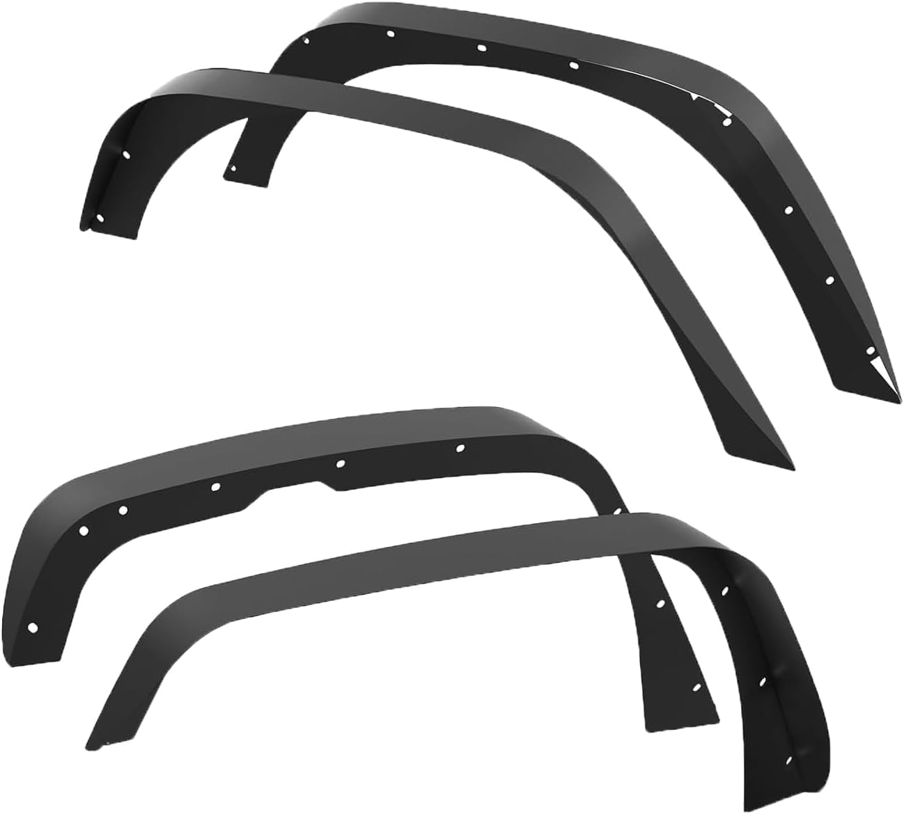 Garvee Durable 4 PCS Jeep JK Fender Flares, 2009-2018 Models