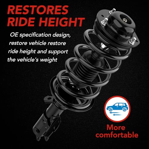 Garvee 2002-2003 Camry Front Struts & Springs 171490 171491 Pair