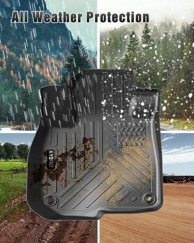 Garvee 2017-2022 Honda CR-V TPE All-Weather Floor Mats, Front & Rear