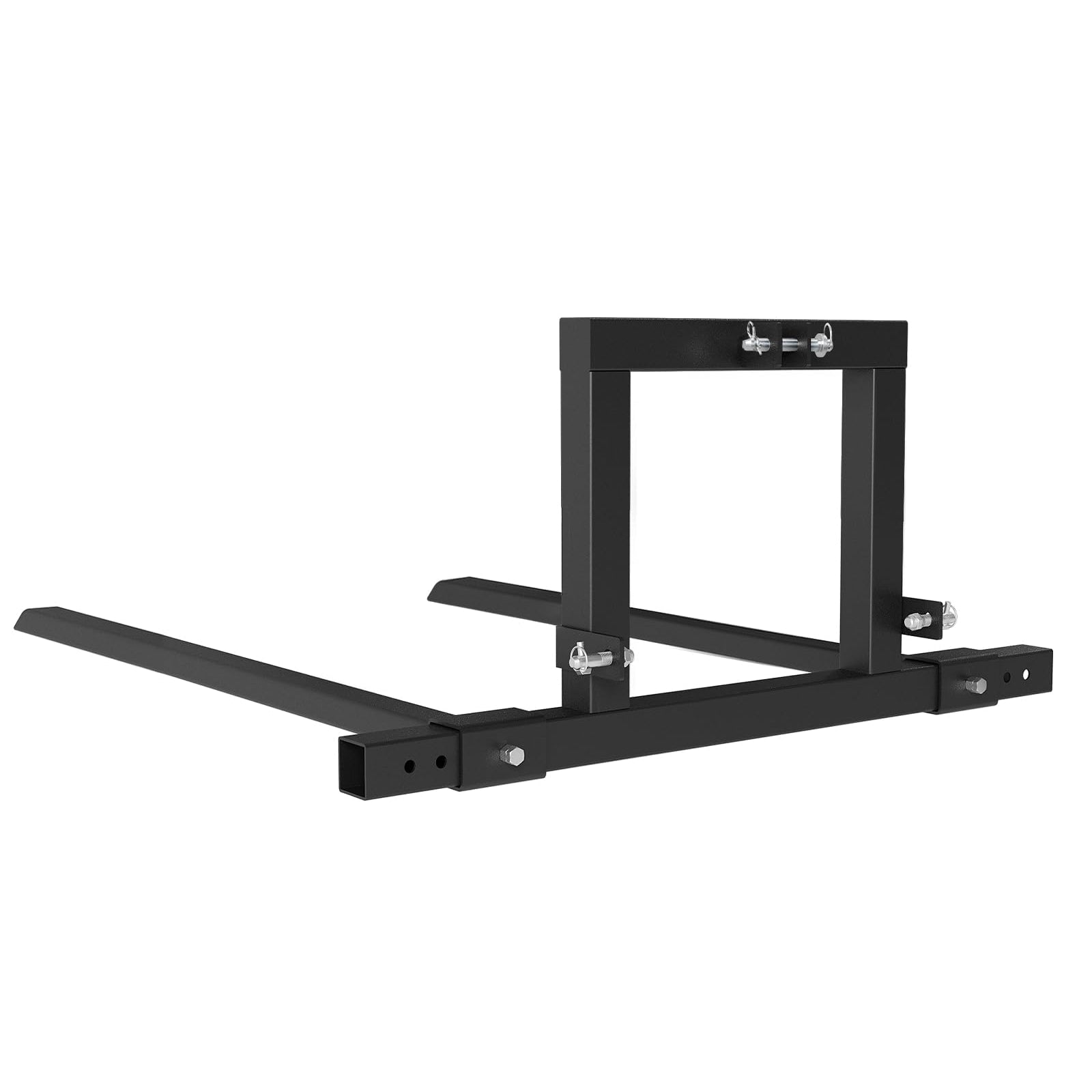Garvee 3 Point Hitch Pallet Fork, 1500 lbs Capacity Tractor Pallet Forks, 40” Adjustable Quick Hitch Attachments for Category 1 Tractor