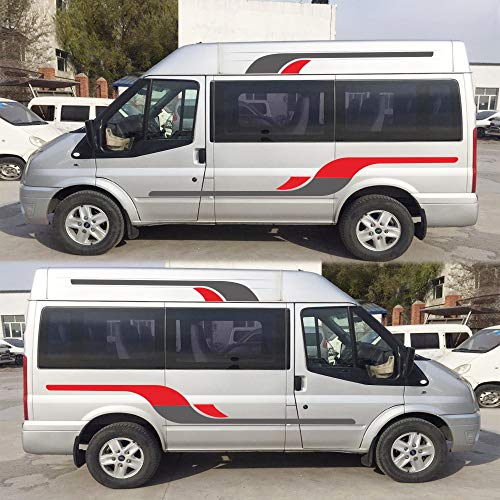 Garvee 4pcs Vinyl Graphics Decals Stickers Caravan Trailer Camper Auto Car Decoration