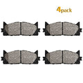 Garvee Front Brake Pads, 4Pcs Premium Ceramic Replacement Brake Pad Set for 2003-2017 Accord,2012-2019 Civic,02-16 CR-V,03-11 Element