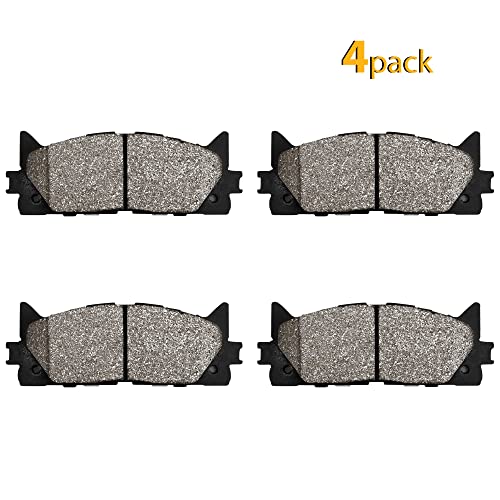 Garvee Rear Brake Pads, 4Pcs Premium Ceramic Replacement Brake Pad Set for 2014-2019 Lexus LX570,2011-2019 Toyota Land Cruiser,2008-2019 Toyota Sequoi,2007-2009 Toyota Tundra