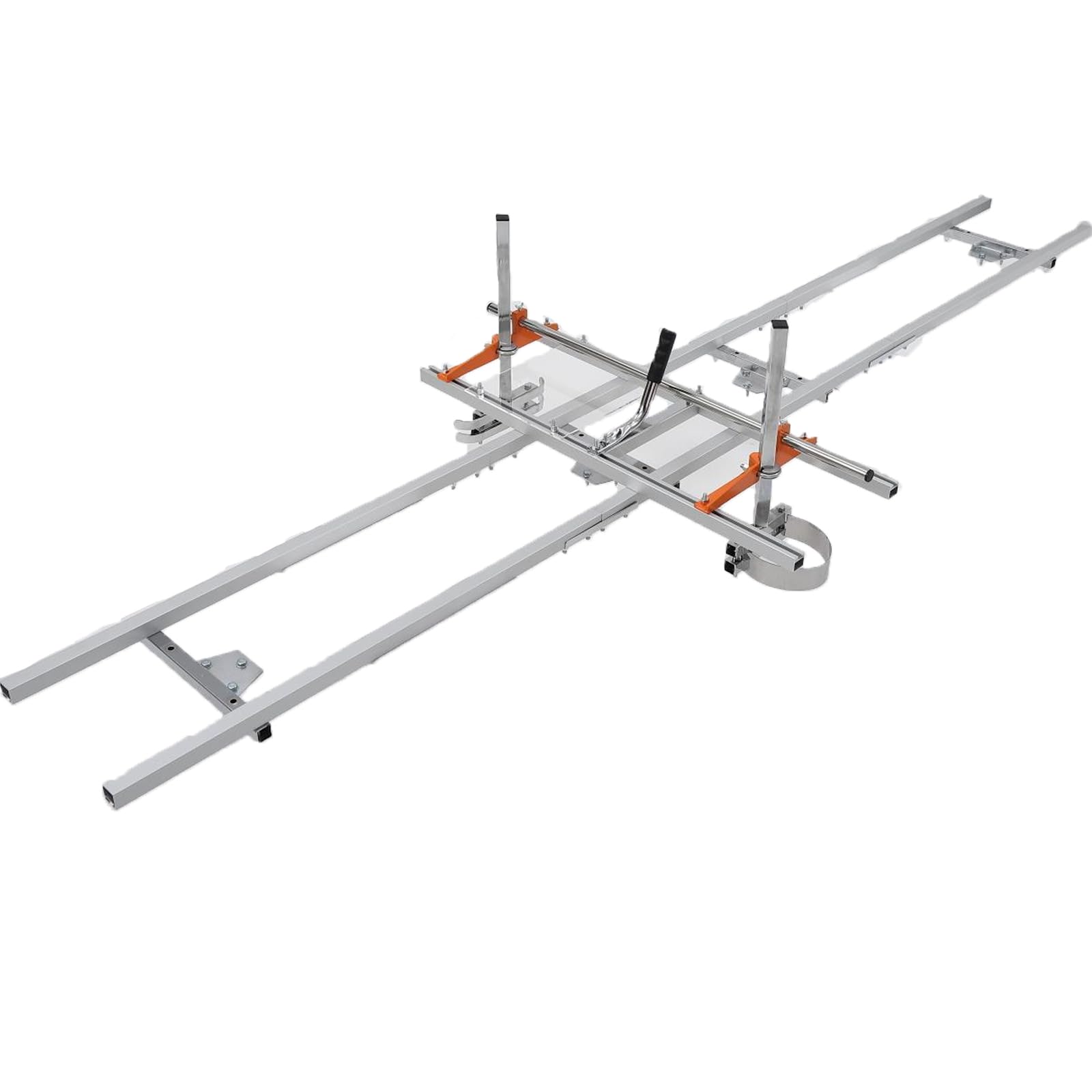 Garvee 9FT Rail Mill Guide System 3 Crossbar Kits Work with Chainsaw Mill, Aluminum Adjustable Saw Milling Rails System for Builders and Woodworkers