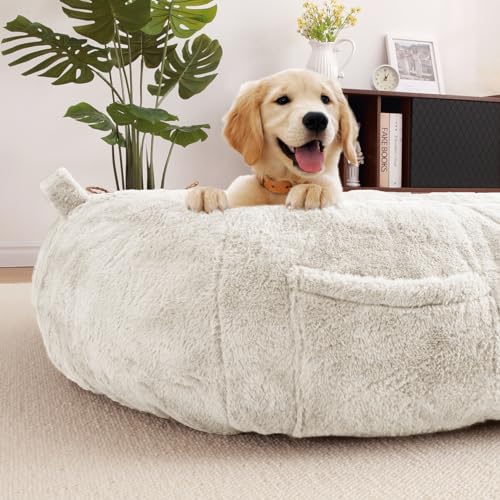 Garvee Giant Dog Bed for Men and Women, 75"x48"x14" - Washable & Plush Dog Bed for People, Suitable for Adults，Human-Sized Bed