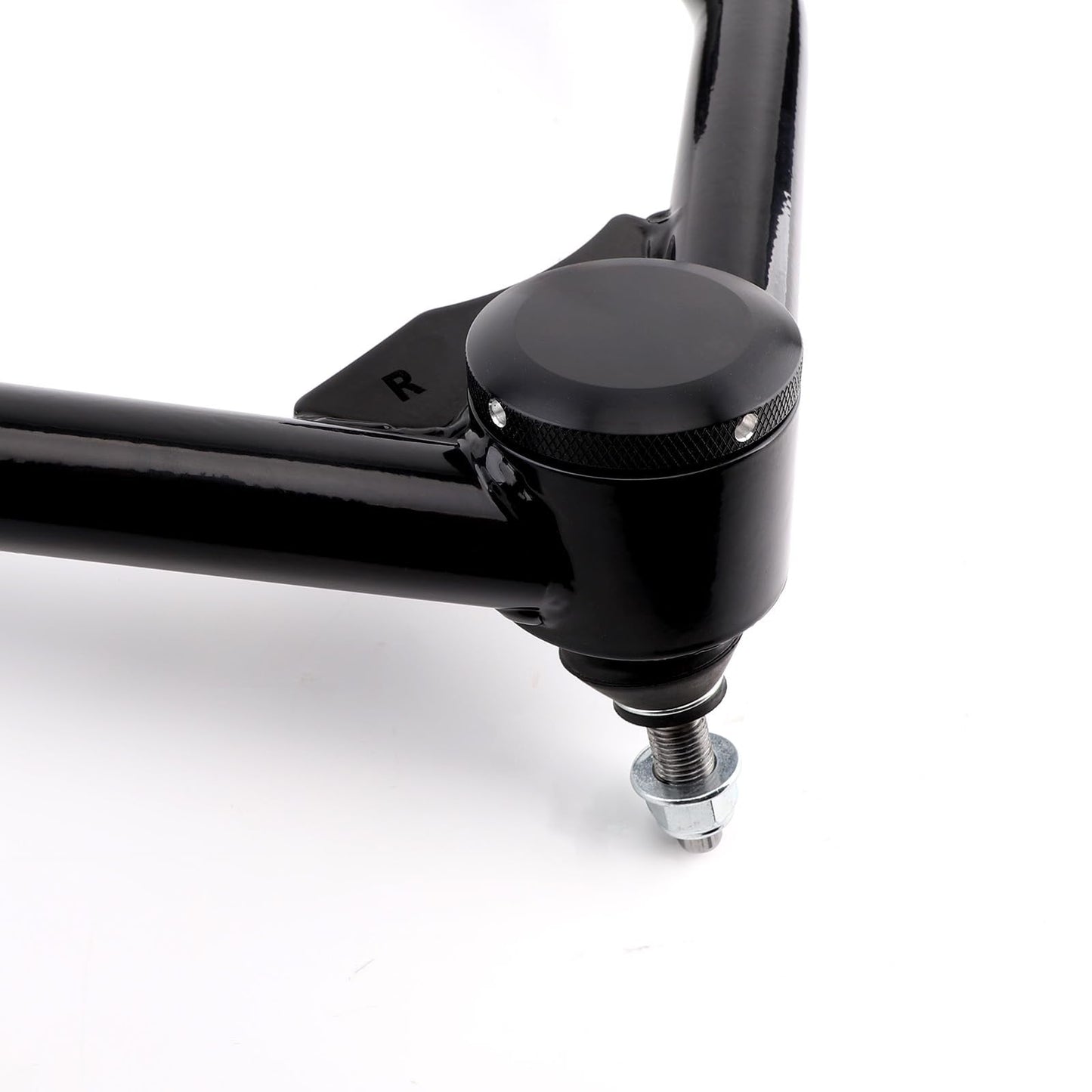 Garvee 2pc Upper Control Arms W/Ball Joints, 2-4" Front Suspension kit Compatible with 1999-2006 Silverado Sierra 1500 4X4 RWD, Black Adjustable Tubular Control arm