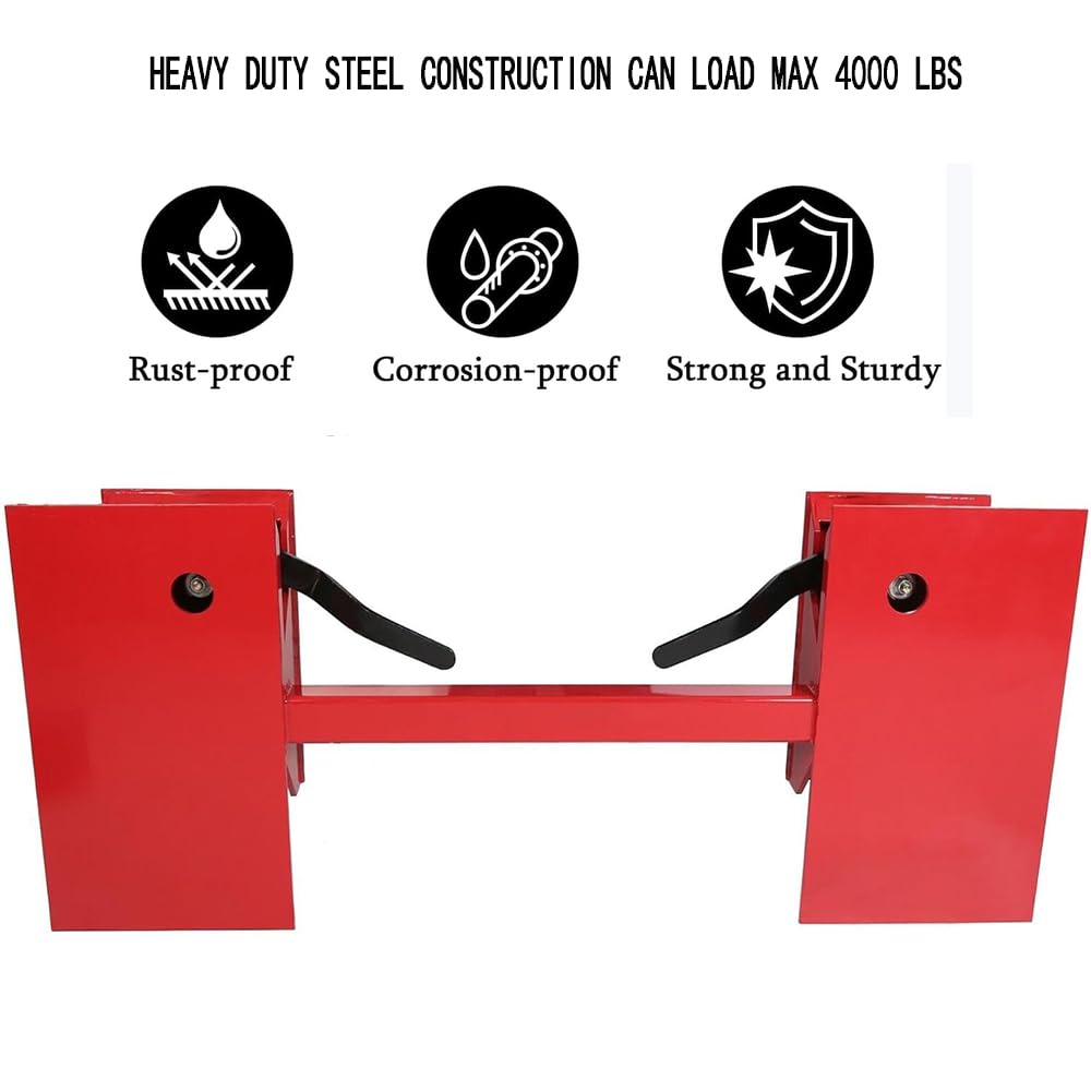 Garvee Universal Skid Steer Quick Attach Adapter,Quick Attach Tach Conversion Adapter Mount Attachment Plate Adapter,for Skid Steer,Bobcat Kubota,4000 LBS Capacity