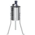 Garvee Upgraded 4/8 Frame Electric Honey Extractor with Side Handles, 140W Motor & Variable Speed 1300 RPM, Stainless Steel Beekeeping Equipment with Safety Auto-Stop Lid
