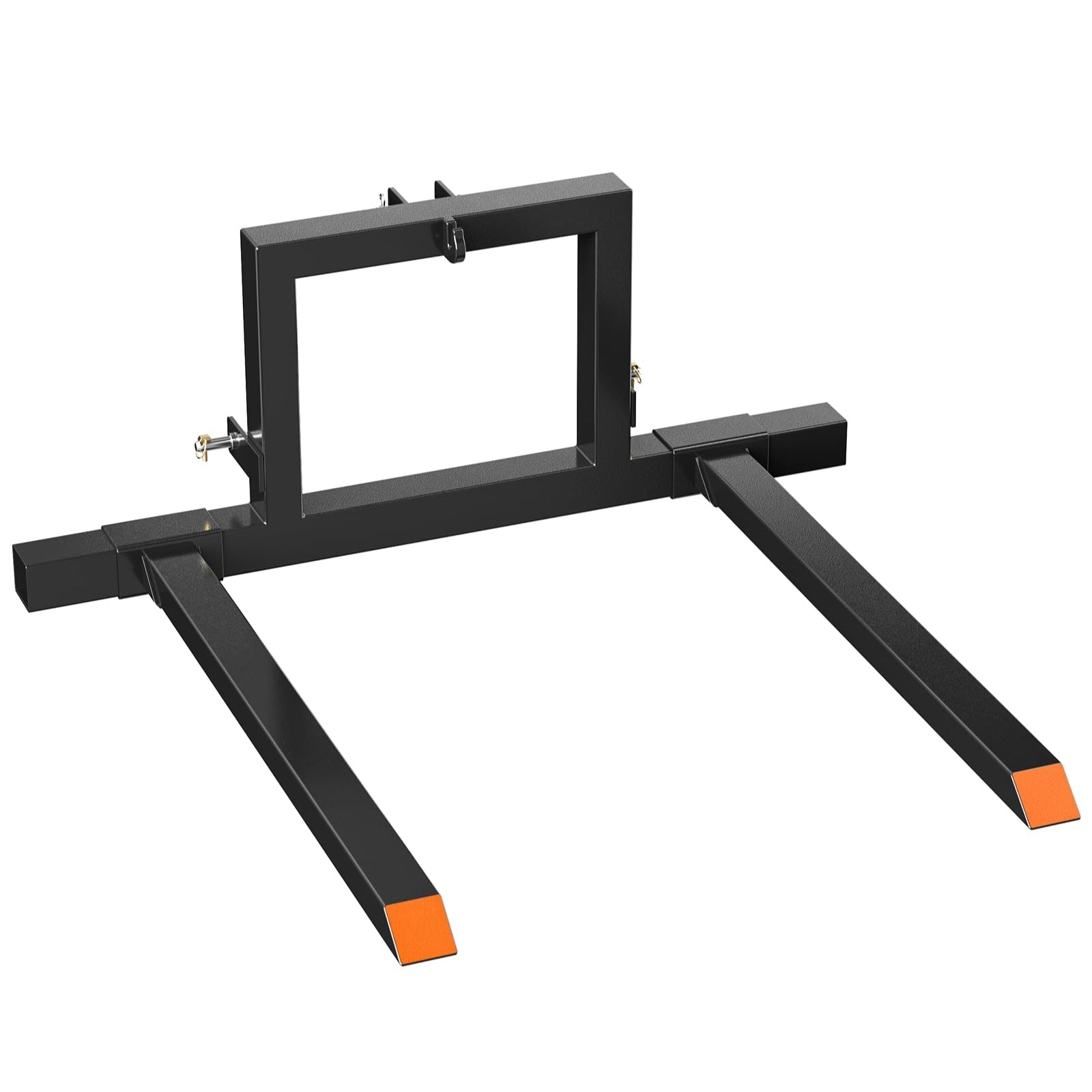 Garvee 3-Point Tractor Pallet Fork 1500LBS Capacity - Adjustable Heavy-Duty Fork Attachment for Skid Steer, Front Loader - High Strength Steel Construction