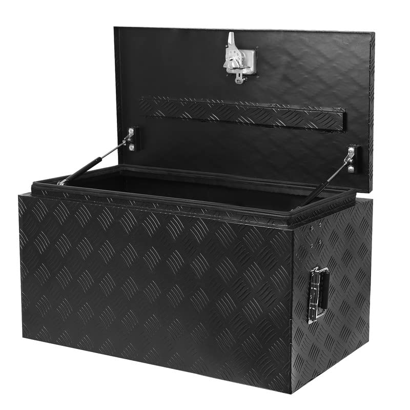 Garvee 30inch Pickup Truck Aluminum Toolbox - Diamond Plate, Heavy Duty