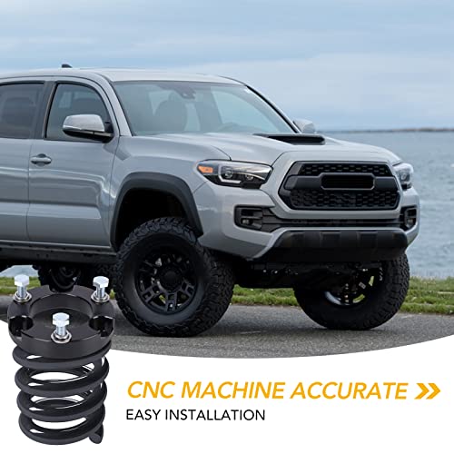 Garvee Tacoma Leveling Lift Kits 2" Front - 2 Inch Front Strut Spacer Suspension Lift Kit Lift Spacers for 1995-2004 Tacoma (6 lug), 1995-2002 4Runner (6 lug)