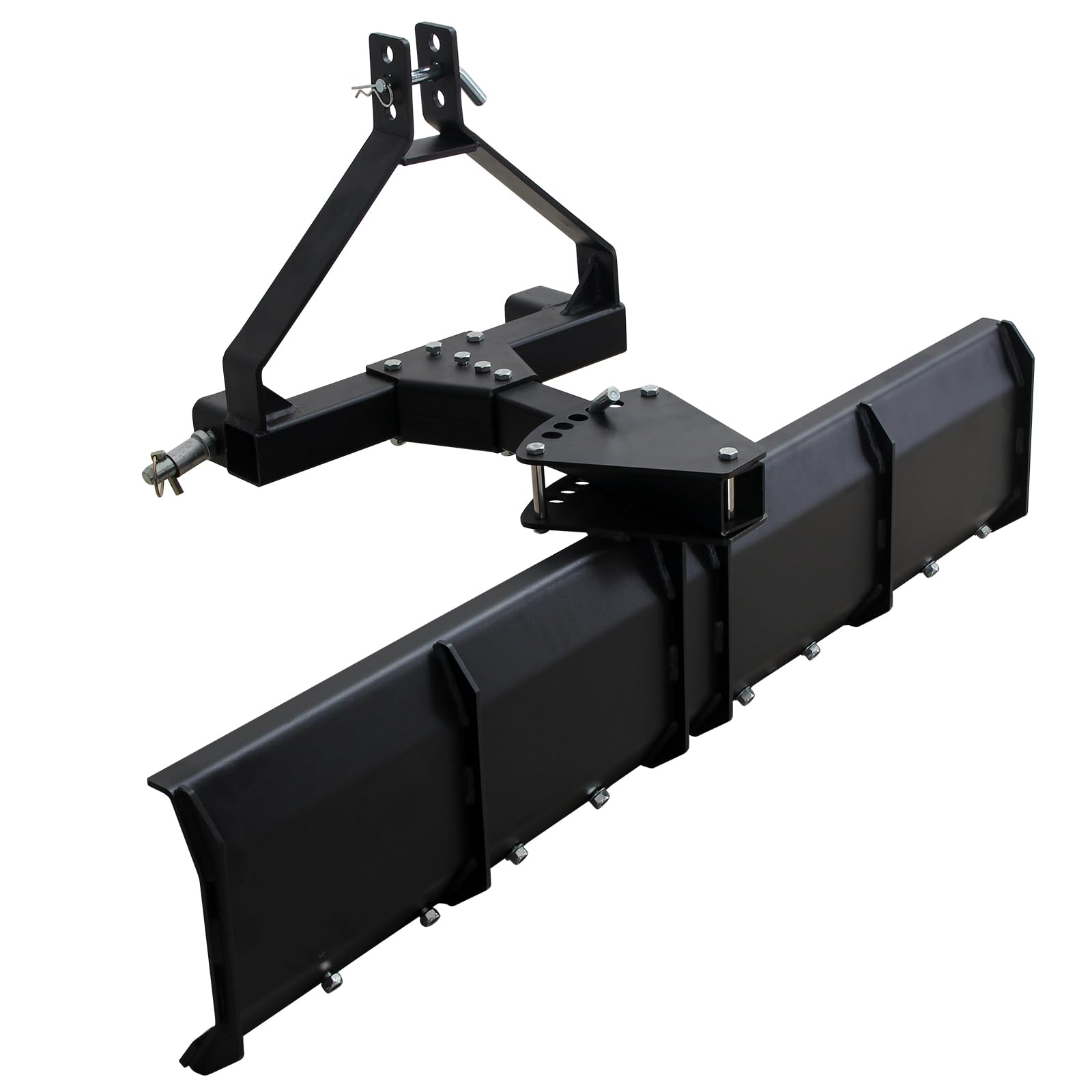 Garvee 3 Point Rear Grading Blade for CAT_0 & CAT_1 Tractor, 52" Width Heavy Duty Steel Scraper for Grading Driveways, Arenas, Top Soil, Gravel and More