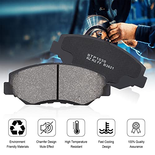 Garvee Ceramic Brake Pads, 4pcs Front Brake Pads Brakes Kits Compatible STP1457