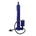 Garvee Hydraulic/Pneumatic Long Ram Jack - 8 Tons/17363 Lbs Capacity, Single Piston Pump, Clevis Base, Manual Cherry Picker Handle, for Garage Cranes & Engine Hoists