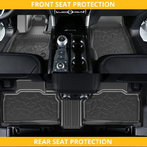 Garvee Floor Mats for Hyundai Ioniq 5 2022-2023, Premium All Weather Anti-Slip Waterproof Floor Liners Car Interior Accessories