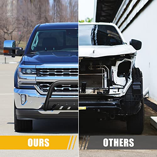Garvee Alloy Steel Bull Bar for 2007-2021 Tundra, Front Bumper, Black