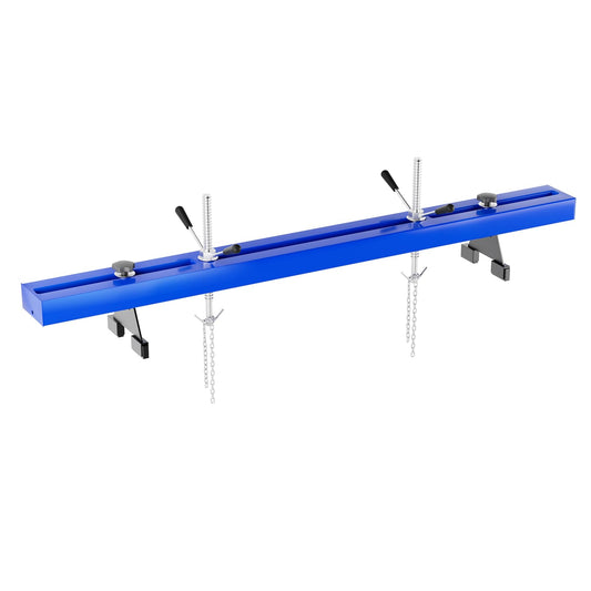 Garvee Engine Support Bar 1100 LBS Capacity Dual Hooks Motor Lift Hoist for Home Garage Auto Repair, Blue
