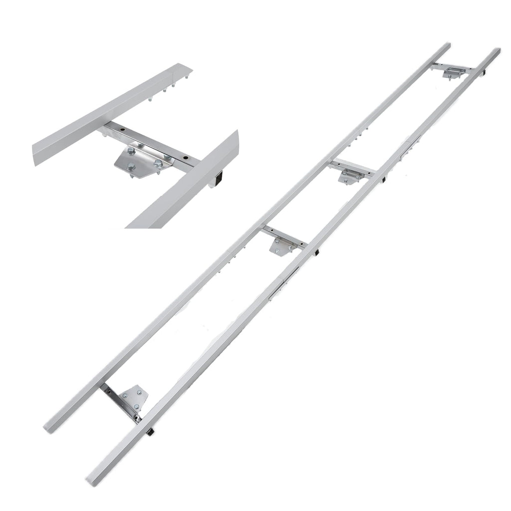 Garvee 9FT Rail Mill Guide System 3 Crossbar Kits Work with Chainsaw Mill, Aluminum Adjustable Saw Milling Rails System for Builders and Woodworkers