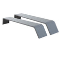 Garvee Trailer Fenders, Heavy Duty Plate Steel Fenders for 13 Inch -15 Inch Wheels Tandem Axle Trailer- 2Pcs