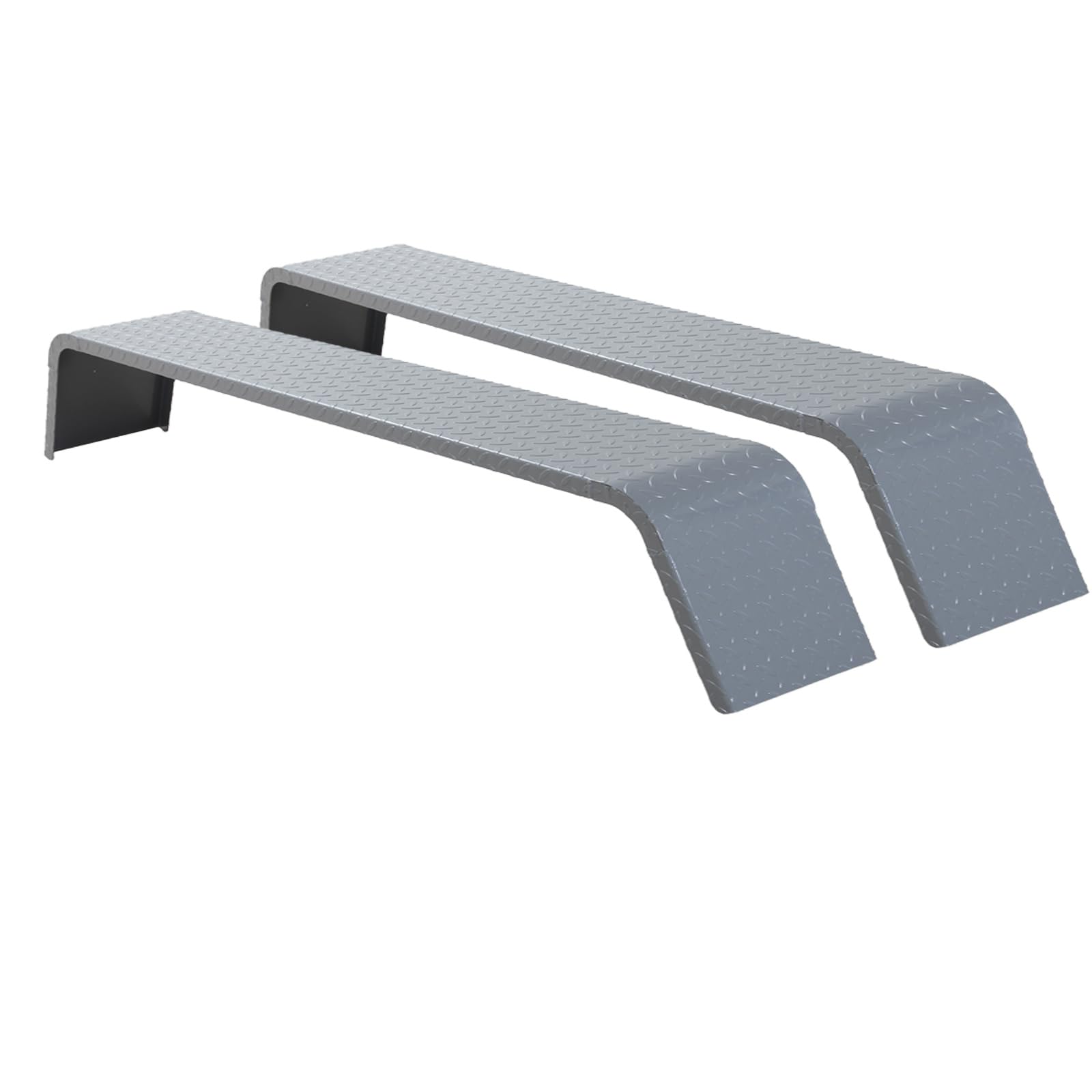 Garvee Trailer Fenders, Heavy Duty Plate Steel Fenders for 13 Inch -15 Inch Wheels Tandem Axle Trailer- 2Pcs