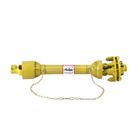 Garvee 1-3/8" Pto Drive Shaft with Slip Clutch, 6 Spline Both Ends Pto Shaft, Series 4 Tractor Pto Drive Line Shaft,31.5"-41"Brush Pto Friction Shaft, Pto Shaft for Bush/Rotary Cutter/Finish Mower