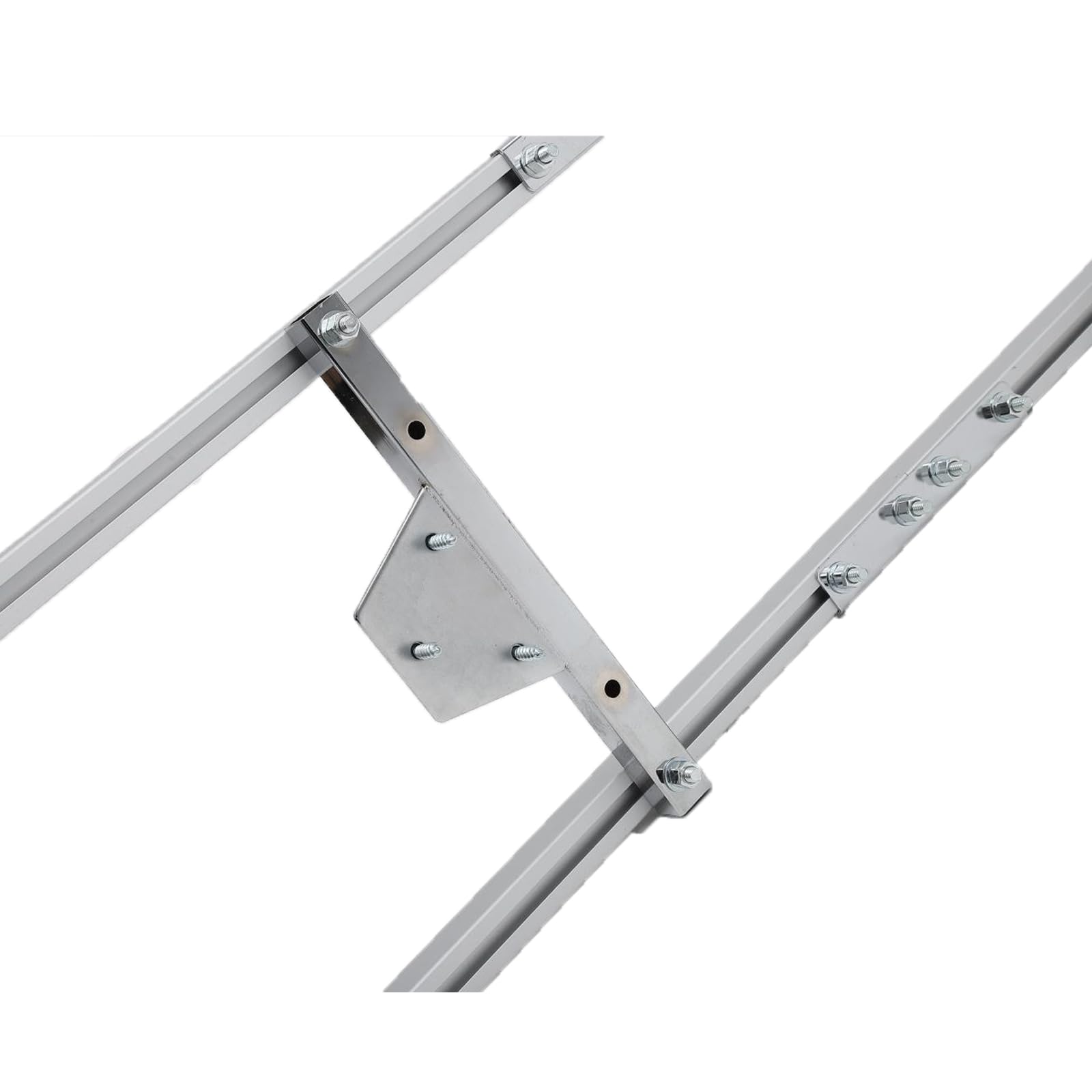 Garvee 9FT Rail Mill Guide System 3 Crossbar Kits Work with Chainsaw Mill, Aluminum Adjustable Saw Milling Rails System for Builders and Woodworkers