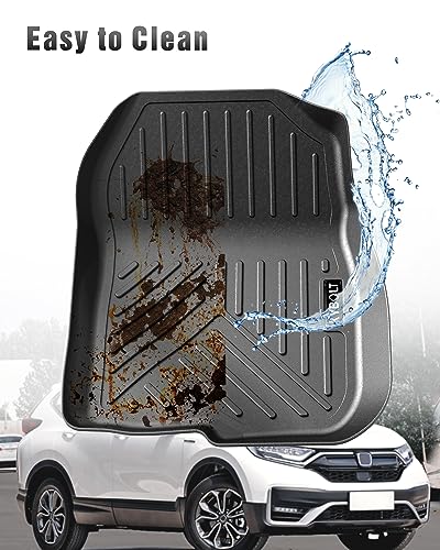 Garvee 2017-2022 Honda CR-V TPE All-Weather Floor Mats, Front & Rear