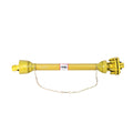 Garvee 1-3/8" Pto Drive Shaft with Slip Clutch, 6 Both Ends Pto Shaft, Series 4 Tractor Pto Drive Line Shaft,43"-57"Brush Pto Friction Shaft, Pto Shaft for Bush/Rotary Cutter/Finish Mower