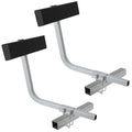 Garvee Boat Trailer Guides, 20" Inch Carpeted Guide On Tilting Side Bunks, 2 Foot Bunk Boards Kit, for High Beam, Box or C-Channel Trailers with Mounting Frames and Hardware