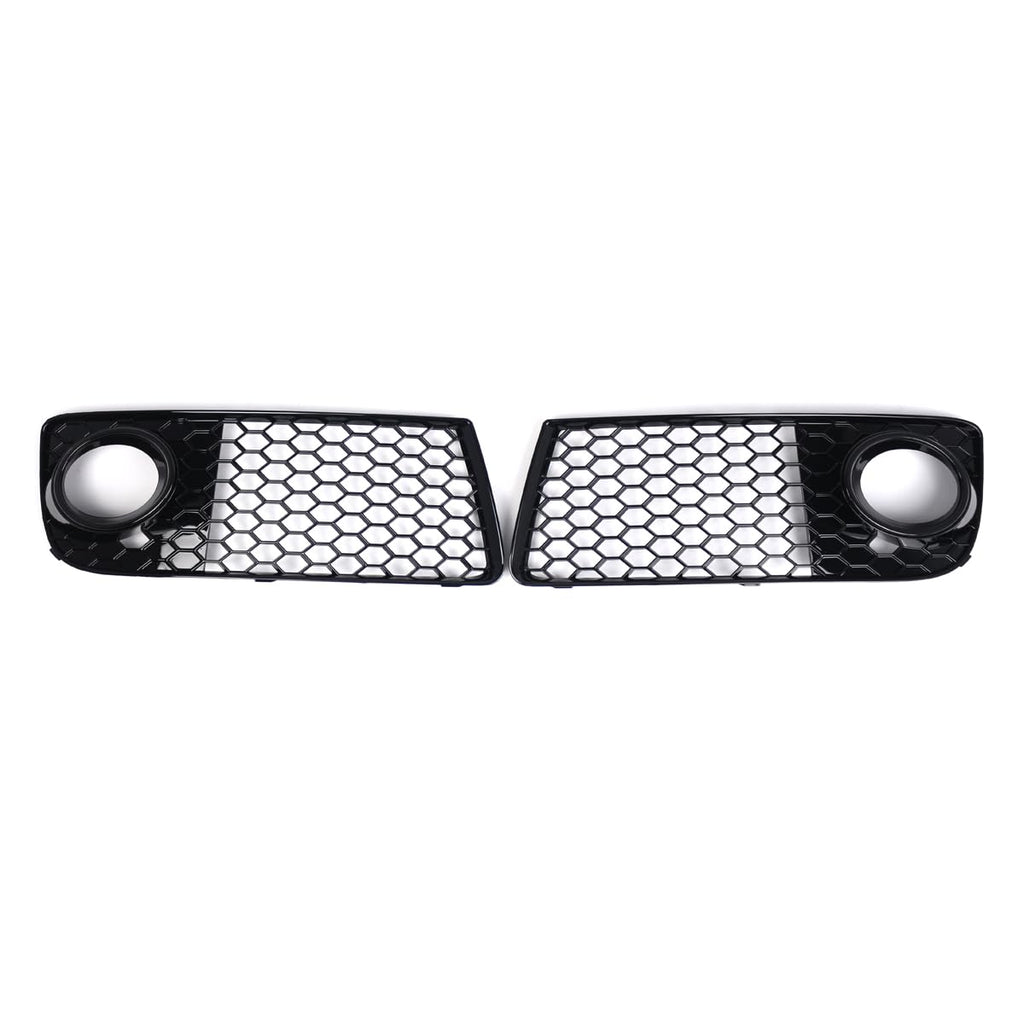 Garvee Central Grill Kit for Audi TT Sport 2006-2014 ABS Plastic Glossy Black Aggressive Look Direct Replacement Professional Install