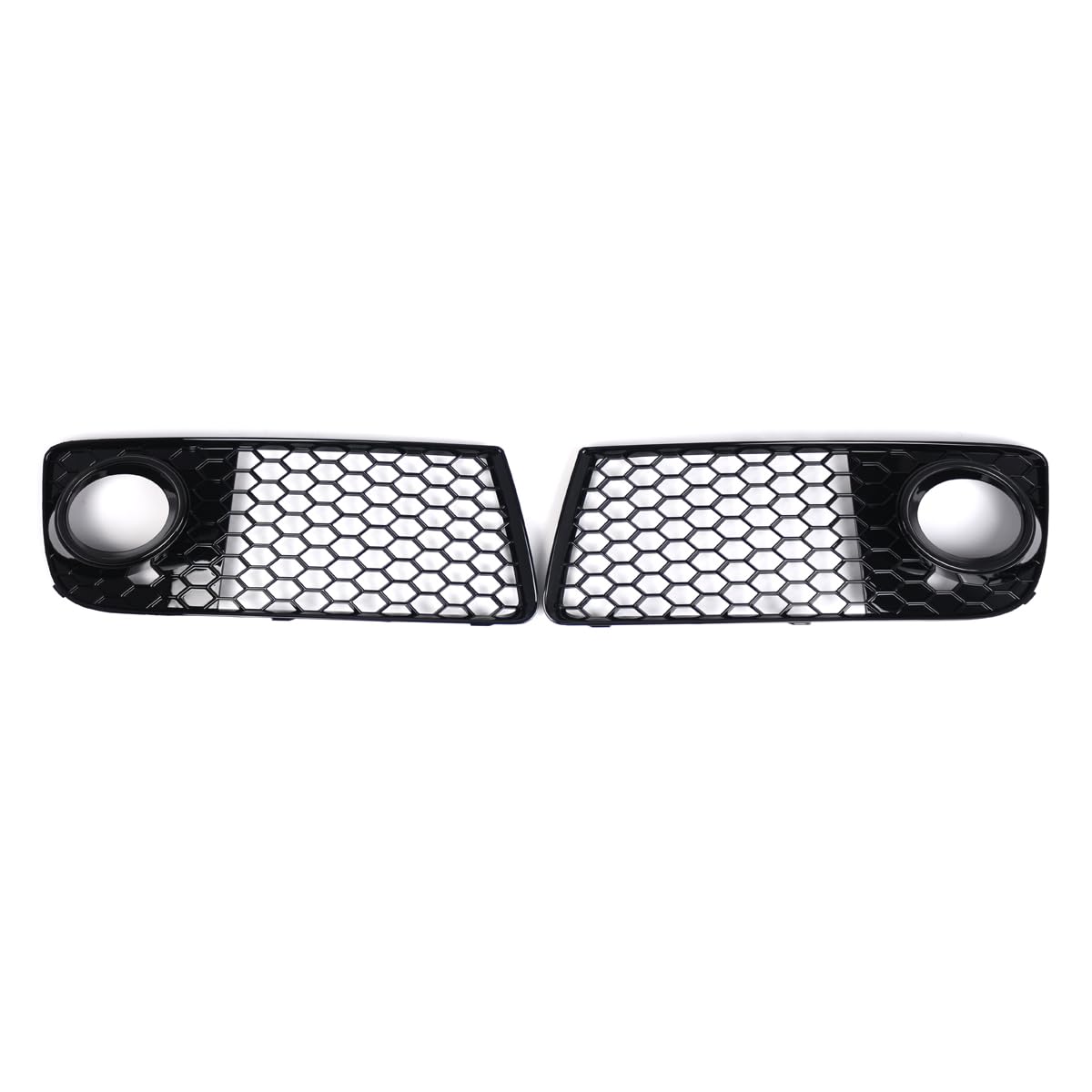 Garvee Central Grill Kit for Audi TT Sport 2006-2014 ABS Plastic Glossy Black Aggressive Look Direct Replacement Professional Install