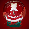 Garvee Pet Christmas Dress 3 Pet Clothes Cosplay Outfit Party Supplies for Small Medium Large Dogs Christmas Red Bell Bow Skirt XL