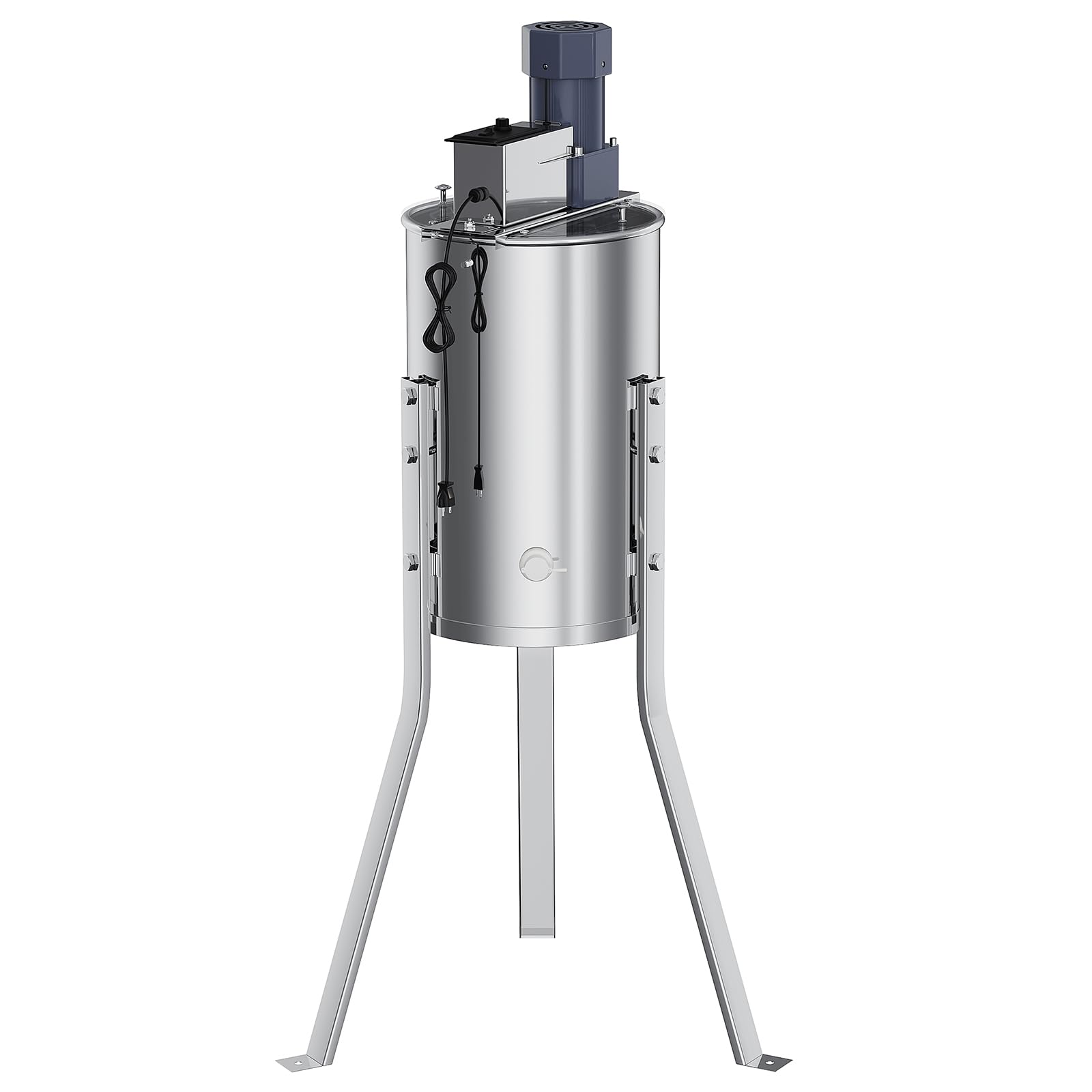 Garvee 2/4 Frame Electric Honey Extractor – Stainless Steel Beekeeping Equipment with 140W Adjustable Motor, Transparent Lid & Adjustable Height for Efficient Harvesting