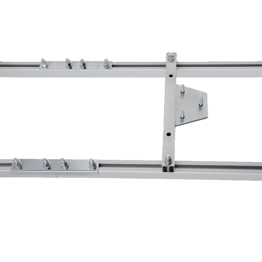 Garvee 9FT Rail Mill Guide System 3 Crossbar Kits Work with Chainsaw Mill, Aluminum Adjustable Saw Milling Rails System for Builders and Woodworkers