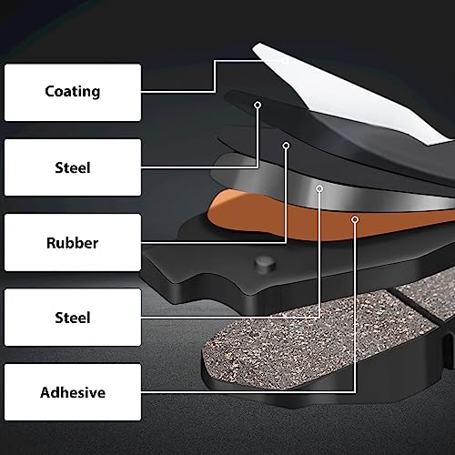 Garvee Rear Brake Pads, 4Pcs Premium Ceramic Replacement Brake Pad Set for 2014-2019 Lexus LX570,2011-2019 Toyota Land Cruiser,2008-2019 Toyota Sequoi,2007-2009 Toyota Tundra