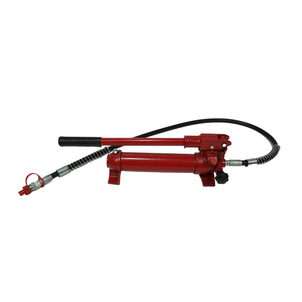 Garvee 4 Ton Porta Power Kit - 15-pcs Hydraulic Ram, Auto Body Frame Repair, 8000 lbs Capacity, Carrying Case, Red