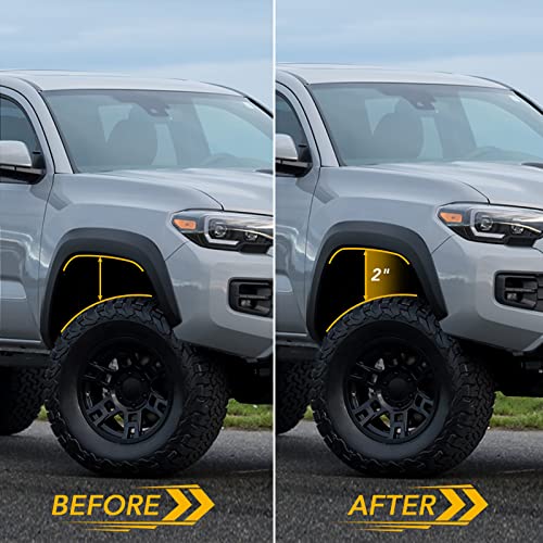 Garvee Tacoma Leveling Lift Kits 2" Front - 2 Inch Front Strut Spacer Suspension Lift Kit Lift Spacers for 1995-2004 Tacoma (6 lug), 1995-2002 4Runner (6 lug)