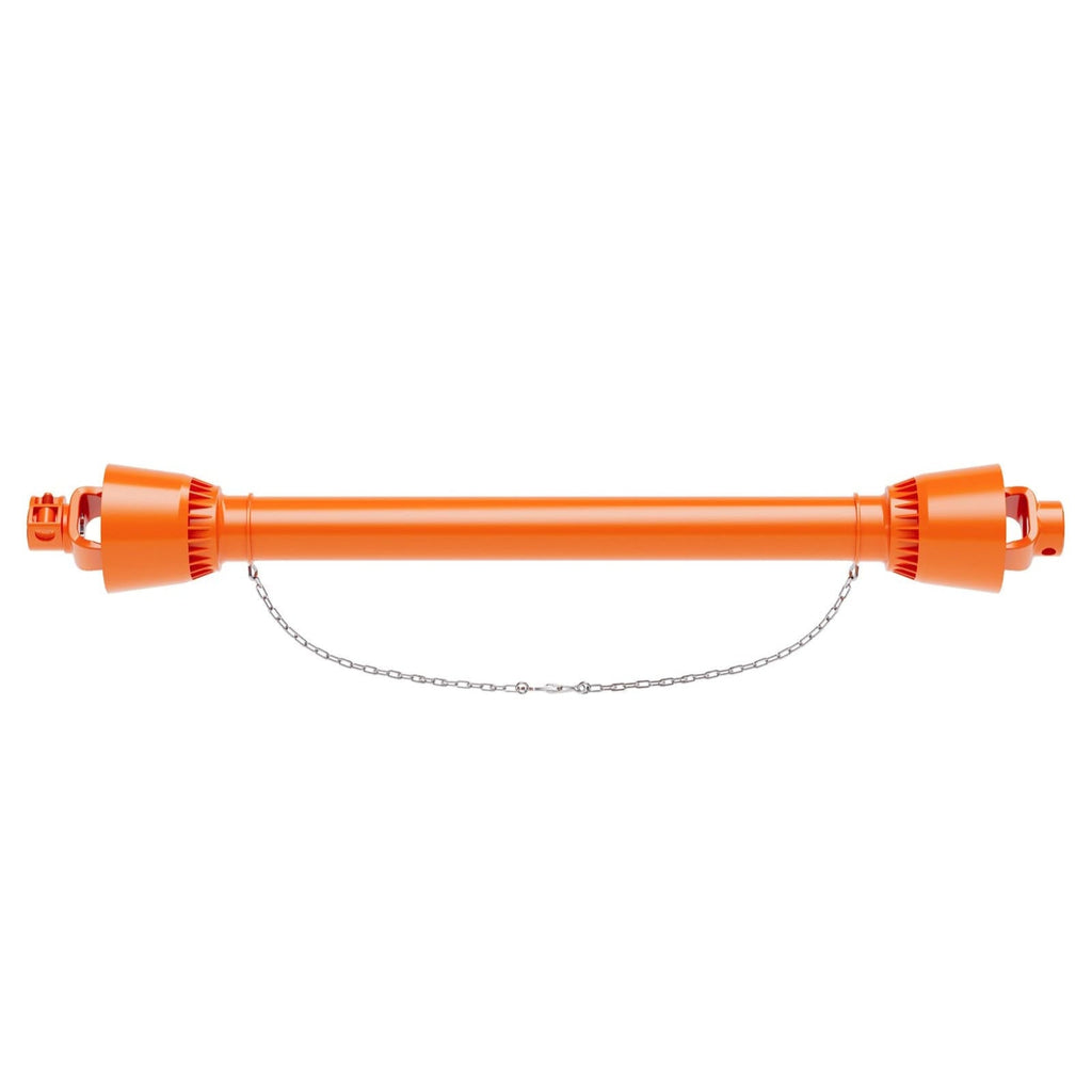 Garvee PTO Drive Shaft 1 3/8" PTO Shaft, 43"-61" Brush Hog PTO Shaft, 6 Spline End Round End PTO Driveline Shaft, Series 4 Tractor for Bush Hog,Finish Mower,Rotary Cutter