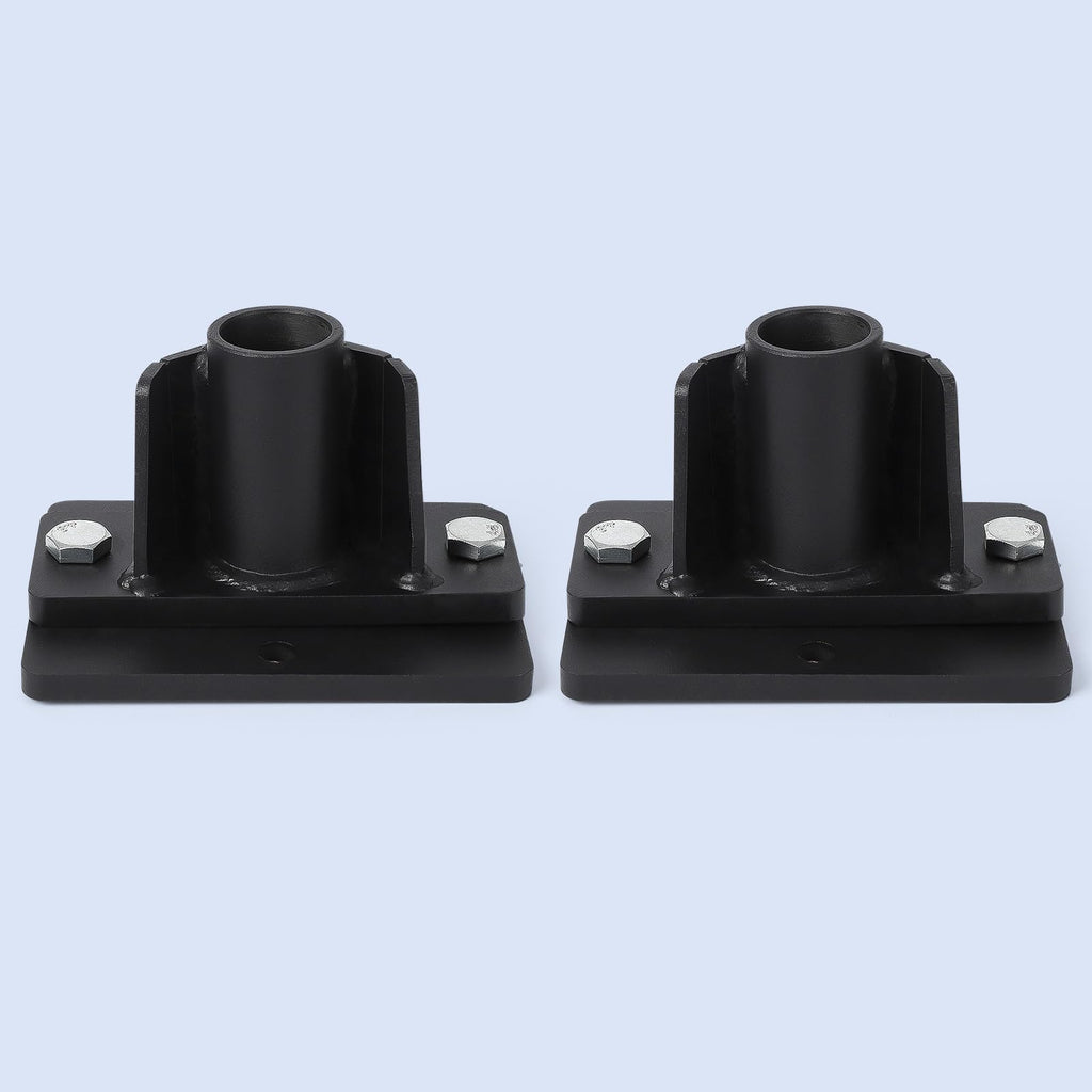 Garvee Two Hay Spear Connectors for 49" Stabilizer Spears - Grade 50 Steel, 7-Position Adjustable Width, Rust-Resistant, 3000lbs Capacity, Suitable for Agriculture