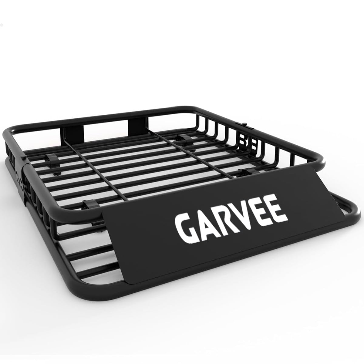 Garvee 46"x36"x4.5" Universal Roof Rack Basket, Heavy Duty Luggage Carrier for SUVs and Trucks, Black, 200 LBS Capacity