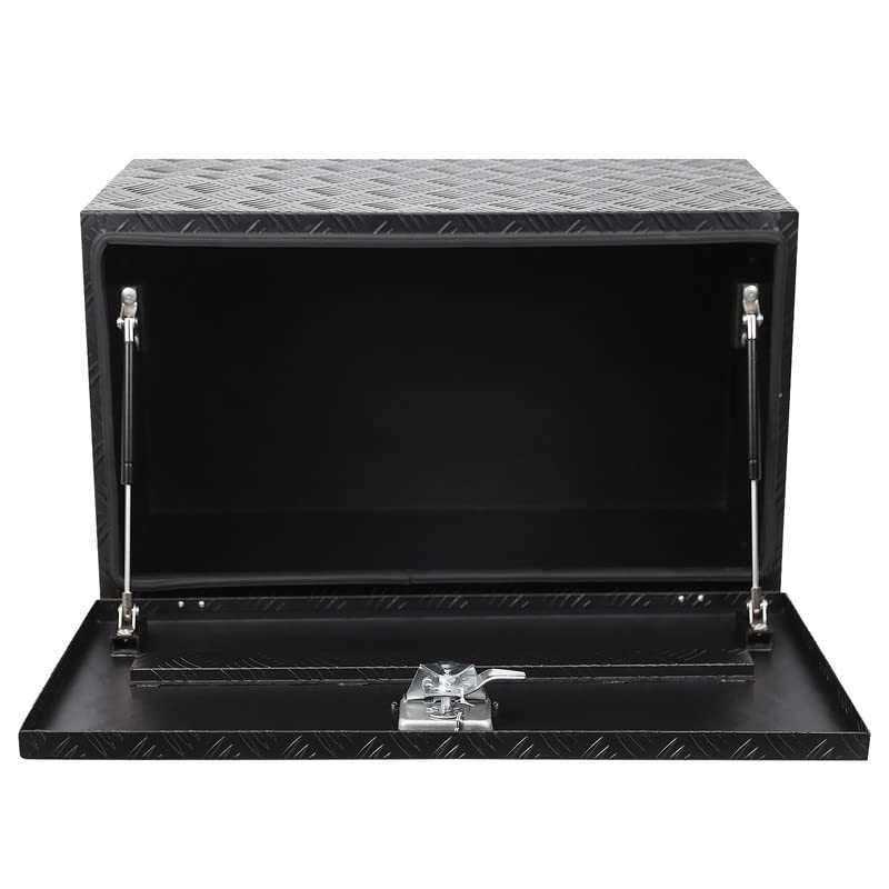 Garvee 30inch Pickup Truck Aluminum Toolbox - Diamond Plate, Heavy Duty